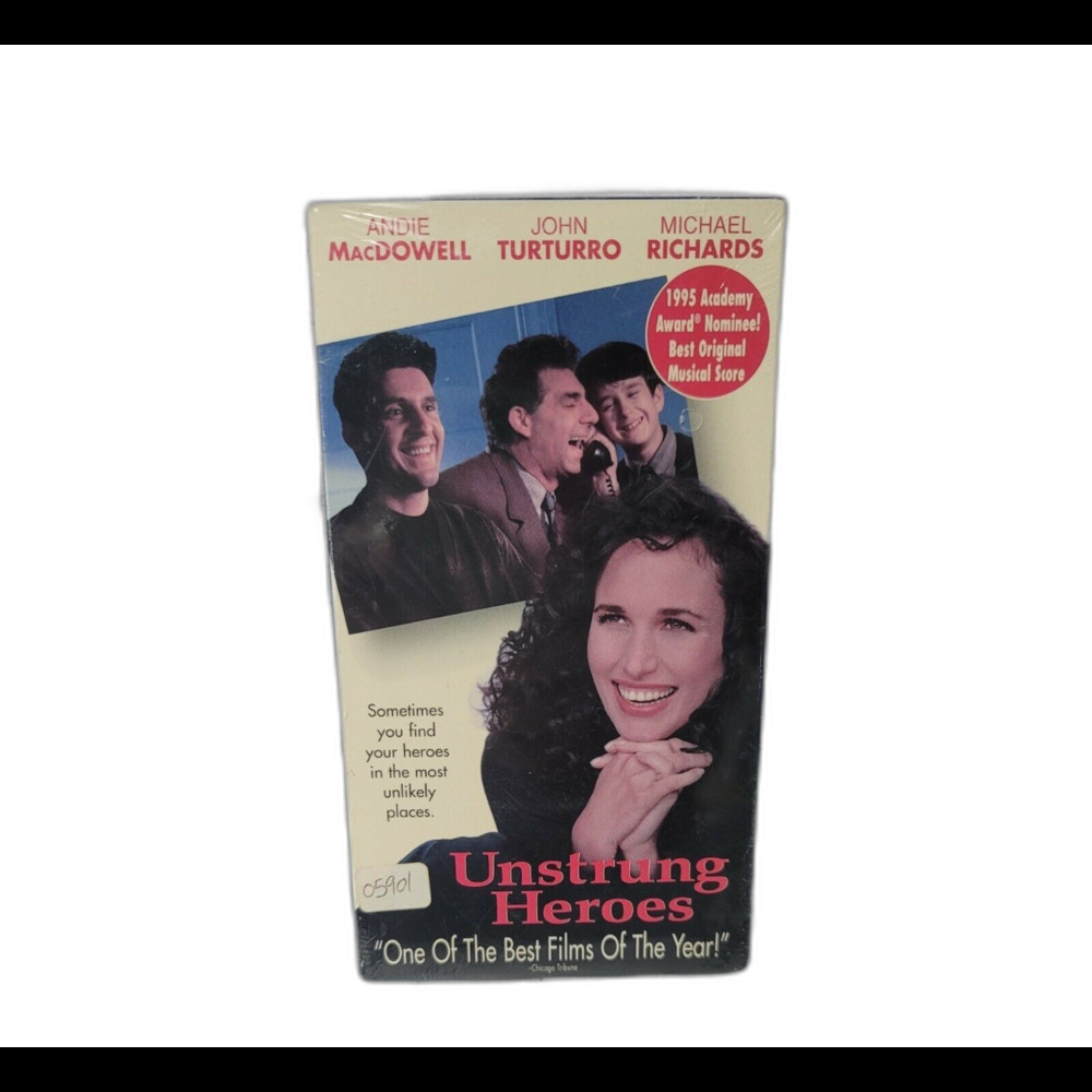 Brand New Unstrung Heroes VHS Factory Sealed